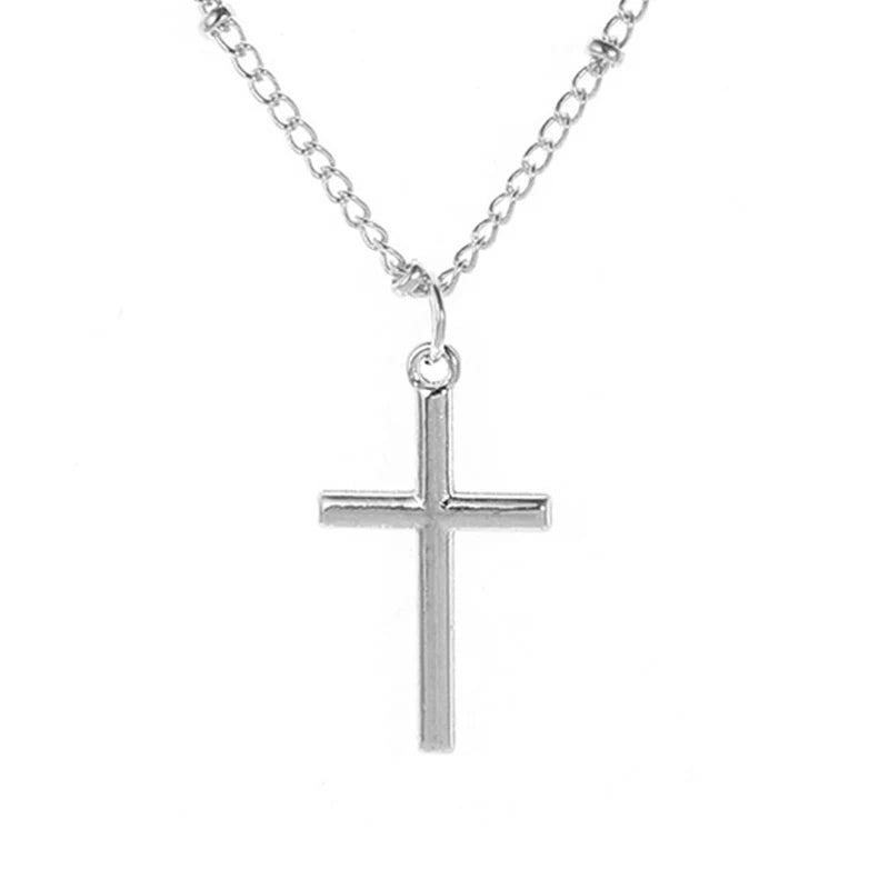 Classic Retro Jesus Cross Pendant Necklace