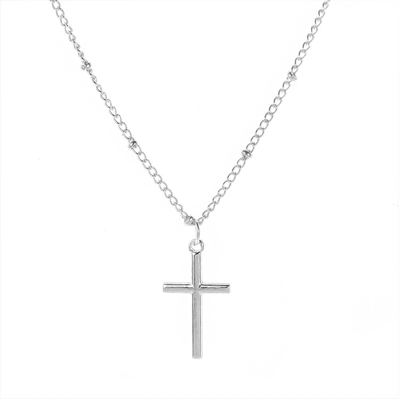 Classic Retro Jesus Cross Pendant Necklace